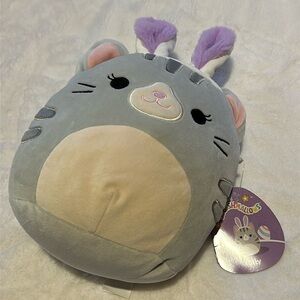 NWT 10” Tally the Cat Squishmallow — Easter Collection